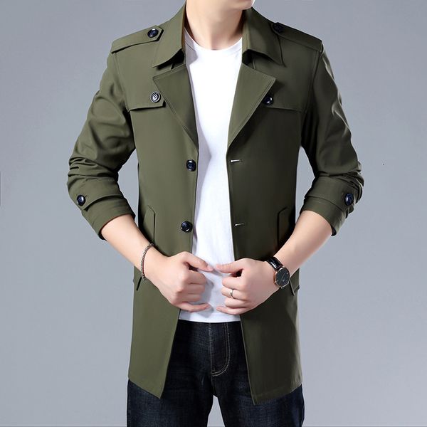 men's trench coats thoshine brand spring autumn men superior quality buttons male fashion outerwear jackets windbreaker plus size, Tan;black
men's trench coats thoshine brand spring autumn men superior quality buttons male fashion outerwear jackets windbreaker plus size, Tan;black