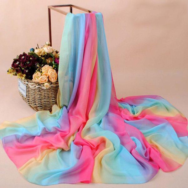 scarves 2021 fal/win 180cm big size gradient chiffon scarf silk square hijab cool shawl ladies foulard femme hair bufanda mujer, Blue;gray
scarves 2021 fal/win 180cm big size gradient chiffon scarf silk square hijab cool shawl ladies foulard femme hair bufanda mujer, Blue;gray