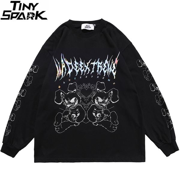 hip hop monster printed oversize t shirt streetwear harajuku cotton t-shirt men spring long sleeve tshirt black tees 210721, White;black
hip hop monster printed oversize t shirt streetwear harajuku cotton t-shirt men spring long sleeve tshirt black tees 210721, White;black