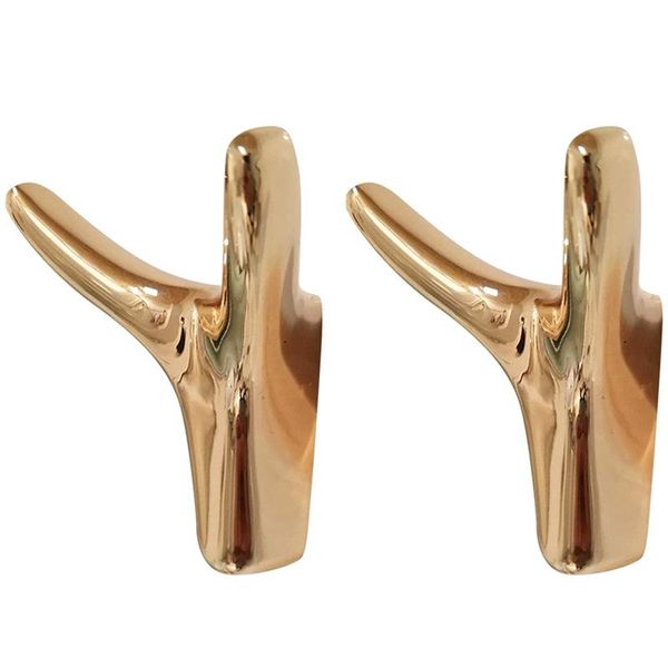 hooks & rails gold horn coat wall mounted large load 40lb heavy duty metal double hooks, 2set
hooks & rails gold horn coat wall mounted large load 40lb heavy duty metal double hooks, 2set