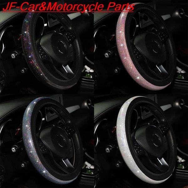 steering wheel covers 37/38mm rhinestones crystal car cover bling pu leather steering-wheel case auto interior decor styling
steering wheel covers 37/38mm rhinestones crystal car cover bling pu leather steering-wheel case auto interior decor styling