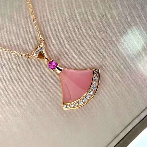 necklace baojia pink scallop skirt 925 sterling silver plated 18k gold long double-layer fan pendant clavicle chain
necklace baojia pink scallop skirt 925 sterling silver plated 18k gold long double-layer fan pendant clavicle chain