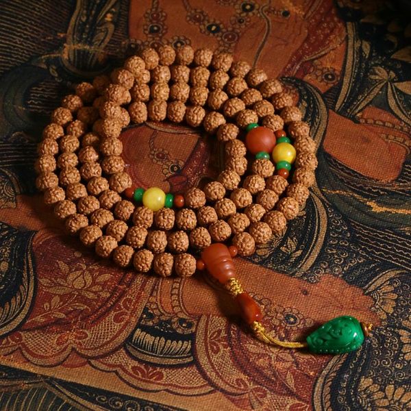 bangle buddha bead necklace long small vajra bodhi 108 hand string men's and women's bracelet tibetan boutique accessory jade pend, Black
bangle buddha bead necklace long small vajra bodhi 108 hand string men's and women's bracelet tibetan boutique accessory jade pend, Black