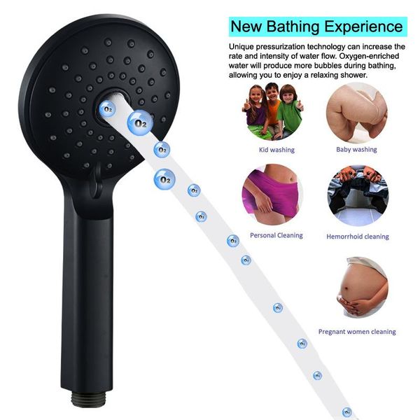 bathroom shower sets hand held head 2 function matte black pressurized bath set
bathroom shower sets hand held head 2 function matte black pressurized bath set