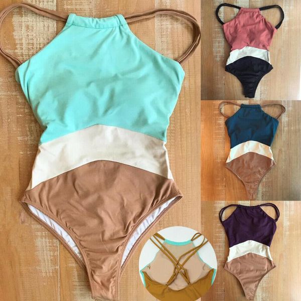 style patchwork women's swimwear one piece swimsuit monokini push up padded bikini bathing one-piece suits
style patchwork women's swimwear one piece swimsuit monokini push up padded bikini bathing one-piece suits