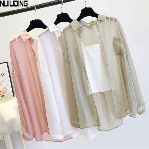 nijiuding women thin coat casual summer sun protection clothes female cardigan shirt clothing blouse for woman covers blusa 210730, White
nijiuding women thin coat casual summer sun protection clothes female cardigan shirt clothing blouse for woman covers blusa 210730, White
