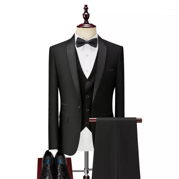 men's suits & blazers black tuxedo mens 3 piece shawl lapel casual blue tuxedos for wedding groomsmen men 2021 (blazer+vest+pant), White;black
men's suits & blazers black tuxedo mens 3 piece shawl lapel casual blue tuxedos for wedding groomsmen men 2021 (blazer+vest+pant), White;black