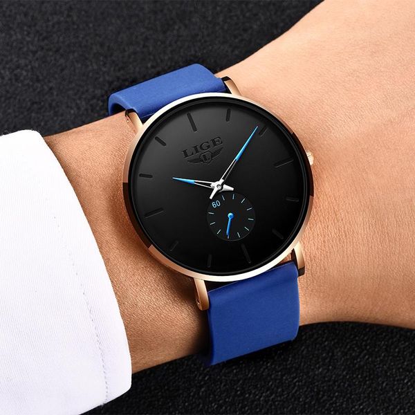 wristwatches reloj hombre silicone mens watches lige casual fashion watch men waterproof quartz relogio masculino, Slivery;brown
wristwatches reloj hombre silicone mens watches lige casual fashion watch men waterproof quartz relogio masculino, Slivery;brown