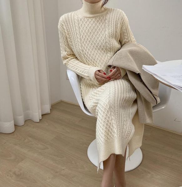 casual dresses sweater dress white turtleneck long sleeve korean knit khaki japanese clothes preppy style loose year christmas outfits, Black;gray
casual dresses sweater dress white turtleneck long sleeve korean knit khaki japanese clothes preppy style loose year christmas outfits, Black;gray