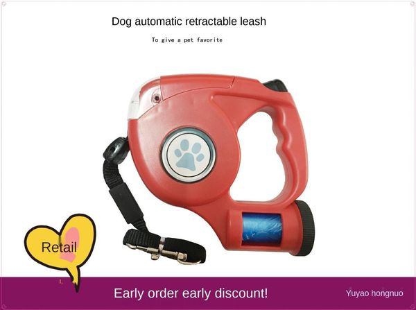 4.5m led pet dog leash extendable retractable lead with garbage bag collars & leashes
4.5m led pet dog leash extendable retractable lead with garbage bag collars & leashes