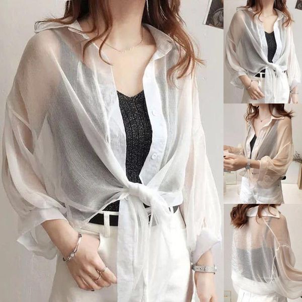 women's blouses & shirts feitong summer fashion office ladies plus size women chiffon turn-down collar solid short lantern sleeve shirt, White
women's blouses & shirts feitong summer fashion office ladies plus size women chiffon turn-down collar solid short lantern sleeve shirt, White