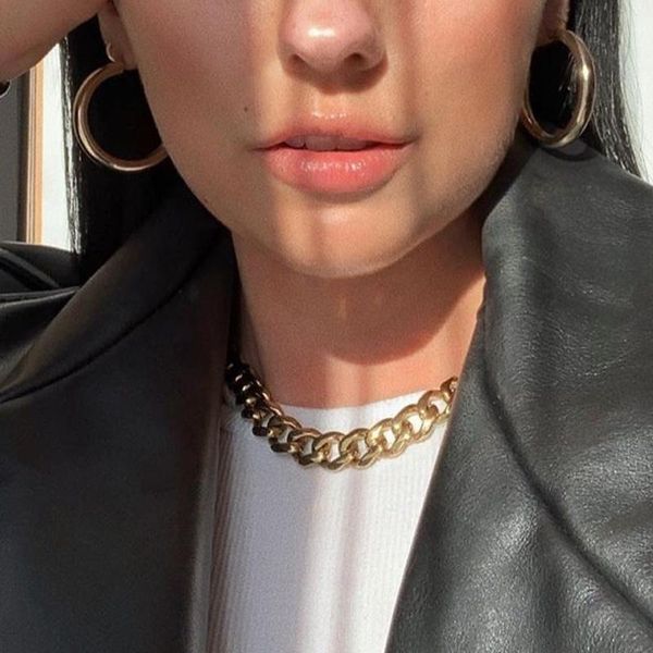 pendant necklaces european and american retro portrait of exaggerated thick chain necklace double personality hip-hop neck short colla, Silver
pendant necklaces european and american retro portrait of exaggerated thick chain necklace double personality hip-hop neck short colla, Silver