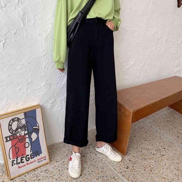 jeans wide-legged brim of women loose waist and thin raw edge scrubbing draped trousers with a straight leg, Blue
jeans wide-legged brim of women loose waist and thin raw edge scrubbing draped trousers with a straight leg, Blue