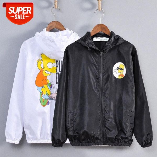 ow white simpson printed men's and women's couples sunscreen clothes thin sports windbreaker jacket class service #2g3r, Black;brown
ow white simpson printed men's and women's couples sunscreen clothes thin sports windbreaker jacket class service #2g3r, Black;brown
