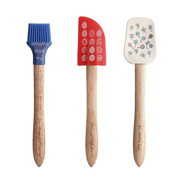 baking moulds 3pcs silicone utensil set nonstick durable cooking utensils cream scraper oil bbq basting brush tools
baking moulds 3pcs silicone utensil set nonstick durable cooking utensils cream scraper oil bbq basting brush tools