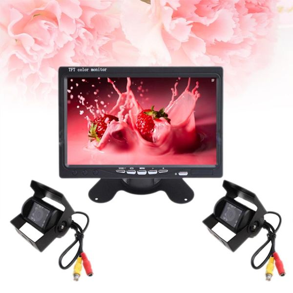 car video rear view backup reverse parking display 7 inch tft lcd screen monitor for truck bus vehicle with dual camera
car video rear view backup reverse parking display 7 inch tft lcd screen monitor for truck bus vehicle with dual camera