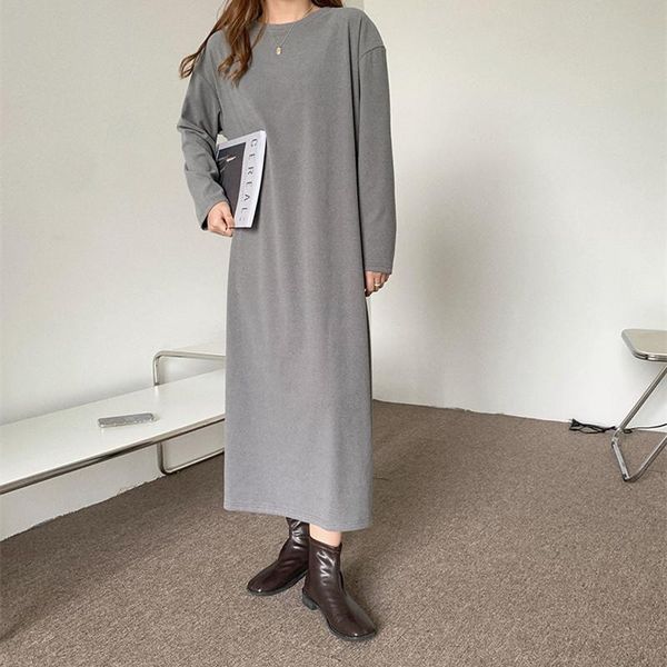 casual dresses alien kitty 2021 autumn ladies dress o neck long sleeve korean solid color classic basic minimalist fashion straight thin, Black;gray
casual dresses alien kitty 2021 autumn ladies dress o neck long sleeve korean solid color classic basic minimalist fashion straight thin, Black;gray