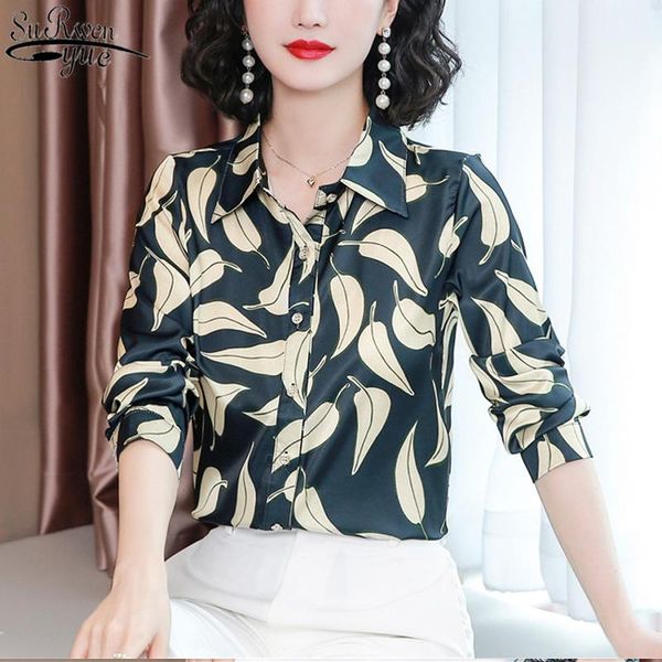 fashion long sleeve shirts women silk shirt autumn plus size s-4xl leaves print blouses clothes blusas mujer de moda 10724 women's &, White
fashion long sleeve shirts women silk shirt autumn plus size s-4xl leaves print blouses clothes blusas mujer de moda 10724 women's &, White