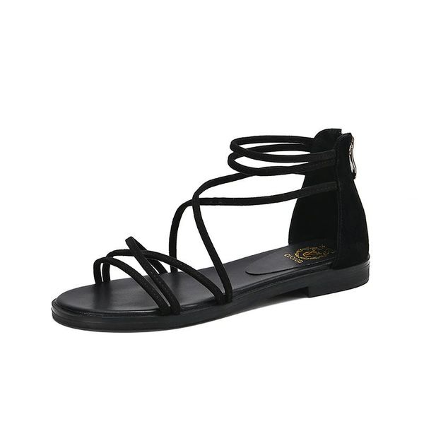 women sandals flat heels genuine leather soft summer sandalia students girls ladies spring shoes woman size 33 38 39 43, Black
women sandals flat heels genuine leather soft summer sandalia students girls ladies spring shoes woman size 33 38 39 43, Black