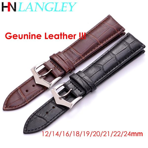watch bands 12/14/16/18/19/20/21/22/24 mm size geunine leather band straps belt stainless steel buckle replacement, Black;brown
watch bands 12/14/16/18/19/20/21/22/24 mm size geunine leather band straps belt stainless steel buckle replacement, Black;brown