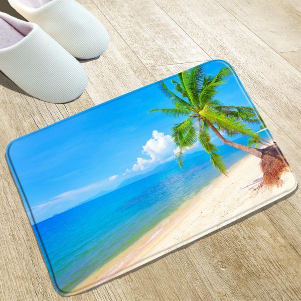 bath mats ocean landscape mat green leaves palm tree sunlight beach front hall welcome kitchen non-slip floor rugs home decor items
bath mats ocean landscape mat green leaves palm tree sunlight beach front hall welcome kitchen non-slip floor rugs home decor items