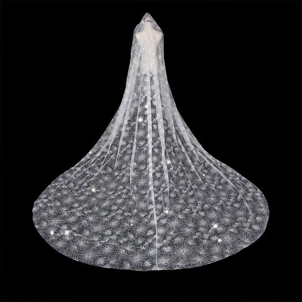 bridal veils velos de novia 2021 3m one layer white cathedral wedding veil long shiny voile mariage accessories, Black
bridal veils velos de novia 2021 3m one layer white cathedral wedding veil long shiny voile mariage accessories, Black
