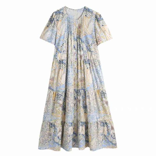 summer women patchwork print single breasted midi dress female o neck short sleeve clothes casual lady loose vestido d7558 210430, Black;gray
summer women patchwork print single breasted midi dress female o neck short sleeve clothes casual lady loose vestido d7558 210430, Black;gray