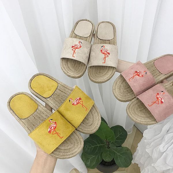 cartton flamingo print flat sandals ladies 3 colors soft heel shoes summer brief beach slides woman sandalias mujer, Black
cartton flamingo print flat sandals ladies 3 colors soft heel shoes summer brief beach slides woman sandalias mujer, Black