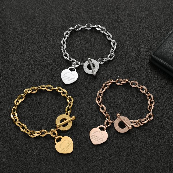 famous brand jewelry 316l titanium steel 18k gold plated necklace short chain silver men's heart bracelet ladies couple gift, Golden;silver
famous brand jewelry 316l titanium steel 18k gold plated necklace short chain silver men's heart bracelet ladies couple gift, Golden;silver