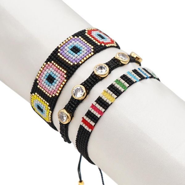 charm bracelets go2boho evil eye bracelet & bangles 2021 miyuki sets for women designer accessories woven jewelry pulsera jewellery, Golden;silver
charm bracelets go2boho evil eye bracelet & bangles 2021 miyuki sets for women designer accessories woven jewelry pulsera jewellery, Golden;silver