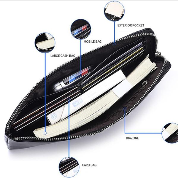 goromen's wallet card hloder women's coin purse zipper soft case banknote mobile phone leather long bag ultrathin wallets, Red;black
goromen's wallet card hloder women's coin purse zipper soft case banknote mobile phone leather long bag ultrathin wallets, Red;black