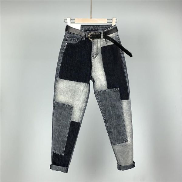 patchwork high waist straight denim pants women casual skinny ripped jeans capris pocket long trousers ladies streetwear women's, Blue
patchwork high waist straight denim pants women casual skinny ripped jeans capris pocket long trousers ladies streetwear women's, Blue