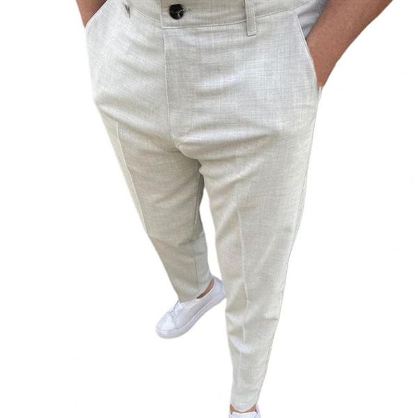 men's pants men solid color slim business straight wash-and-wear long trousers for male mid waist buttoned design streetwear, Black
men's pants men solid color slim business straight wash-and-wear long trousers for male mid waist buttoned design streetwear, Black