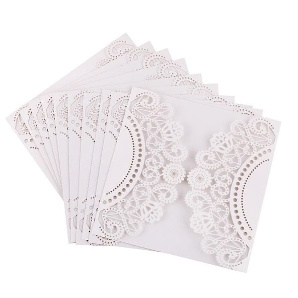 greeting cards invitations kits10 pcs pearl paper romantic white floral lace laser cut card gift wedding
greeting cards invitations kits10 pcs pearl paper romantic white floral lace laser cut card gift wedding