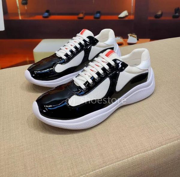 men america's cup leather sneakers patent leather flat trainers black mesh lace-up casual shoes outdoor runner trainers
men america's cup leather sneakers patent leather flat trainers black mesh lace-up casual shoes outdoor runner trainers