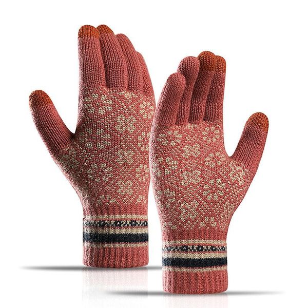 five fingers gloves women' winter warm double layer plus cashmere student touch screen outdoor cycling mountaineering knitted, Blue;gray
five fingers gloves women' winter warm double layer plus cashmere student touch screen outdoor cycling mountaineering knitted, Blue;gray