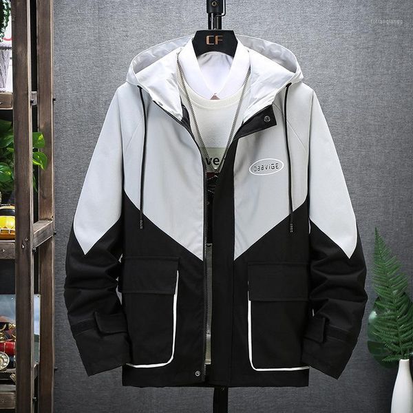 brand spring autumn men's hood jacket fashion patchwork windbreaker waterproof casual bomber male zipper coat jackets, Black;brown
brand spring autumn men's hood jacket fashion patchwork windbreaker waterproof casual bomber male zipper coat jackets, Black;brown