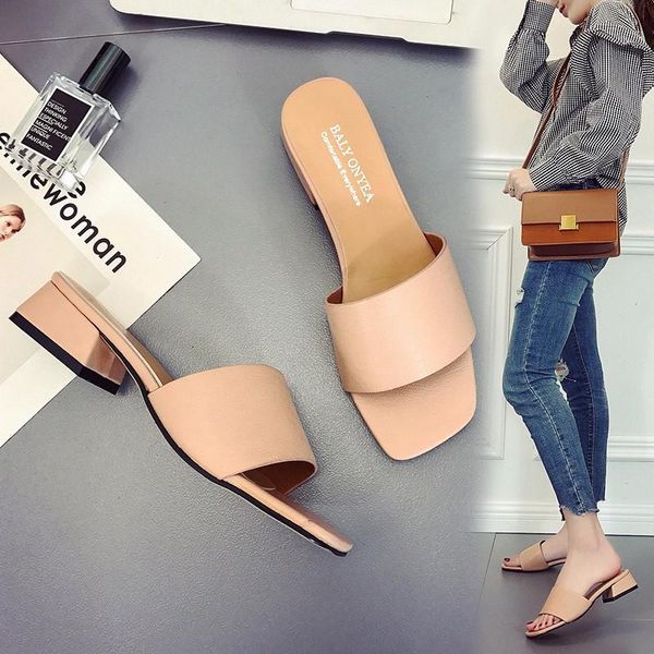 slippers low heel women flip flops summer slides ladies shoes beach sandals casual slip on zapatos de mujer, Black
slippers low heel women flip flops summer slides ladies shoes beach sandals casual slip on zapatos de mujer, Black