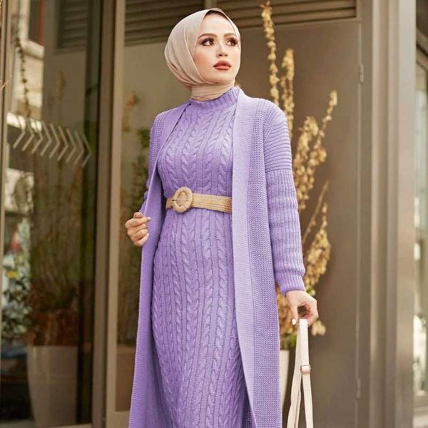 islamicexpress 2 pieces woman dress knitted suit, ( ver.) long cardigan and maxi, midi muslim fashion winter clothing turkey ethnic, Red
islamicexpress 2 pieces woman dress knitted suit, ( ver.) long cardigan and maxi, midi muslim fashion winter clothing turkey ethnic, Red