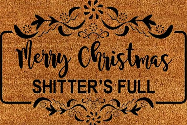 carpets merry christmas shitter's funny vacation outdoor/indoor doormat ,simple style mat for home dec
carpets merry christmas shitter's funny vacation outdoor/indoor doormat ,simple style mat for home dec
