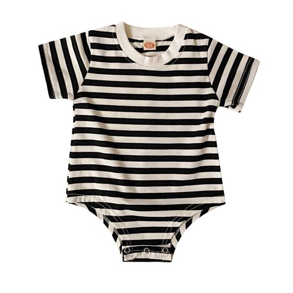 rompers 6m-18m born infant baby boys girl bodysuits summer short sleeve stripe romper bodysuit clothes baby's clothing, Blue
rompers 6m-18m born infant baby boys girl bodysuits summer short sleeve stripe romper bodysuit clothes baby's clothing, Blue