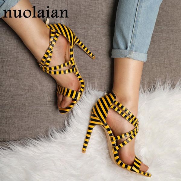 5cm thin heels summer sandals women striped ladies high heel shoes woman sandal pumps patent leather womens 35-43, Black
5cm thin heels summer sandals women striped ladies high heel shoes woman sandal pumps patent leather womens 35-43, Black