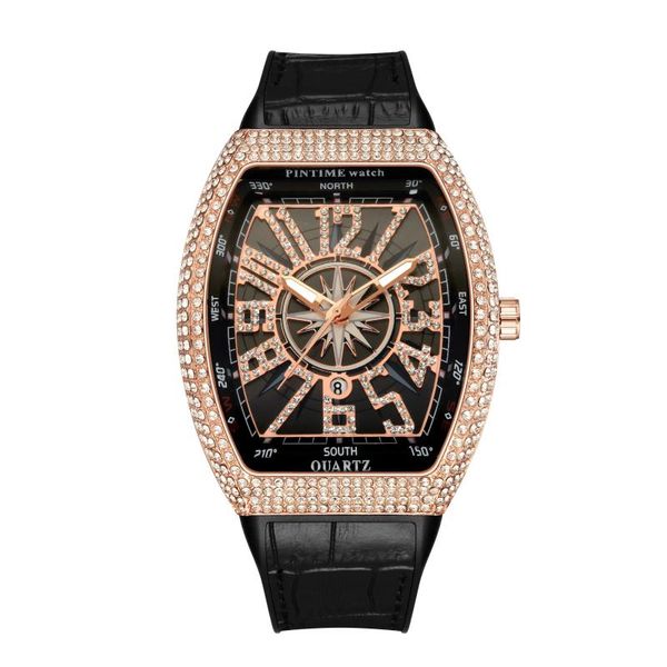 wristwatches pintime casual men's diamond watch creative tonneau design style rose gold waterproof sport men wristwatch montre homme, Slivery;brown
wristwatches pintime casual men's diamond watch creative tonneau design style rose gold waterproof sport men wristwatch montre homme, Slivery;brown
