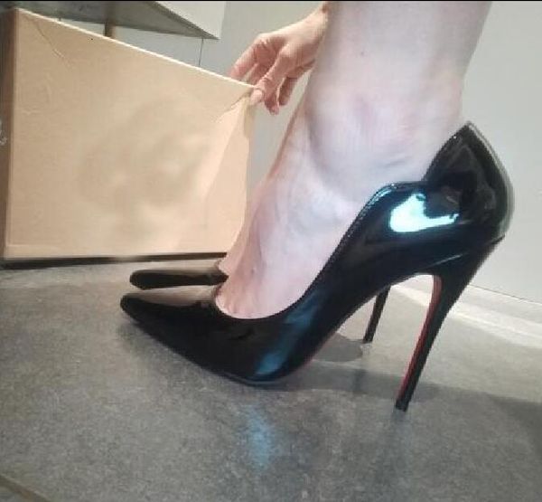 dress shoes classics brand lou red pumps women high heel luxery pointed toe genuine leather wedding for bride gt47, Black
dress shoes classics brand lou red pumps women high heel luxery pointed toe genuine leather wedding for bride gt47, Black