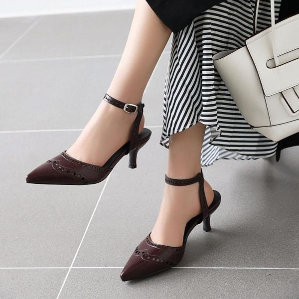 summer hollow high heels ankle buckle simple banquet stiletto sandal size 48 sandals, Black
summer hollow high heels ankle buckle simple banquet stiletto sandal size 48 sandals, Black