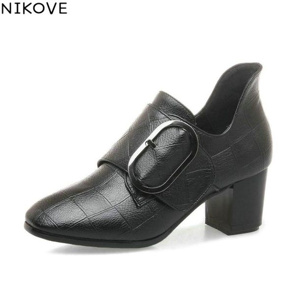 women pumps spring and autumn pu square toe hook&loop western style high heels buckle ladies shoes size 34-43 dress, Black
women pumps spring and autumn pu square toe hook&loop western style high heels buckle ladies shoes size 34-43 dress, Black