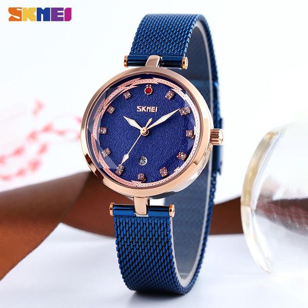 wristwatches 2021 skmei fashion three dimensional glass dial quartz wrist watches women mesh steel strap ladies analog watch relojes, Slivery;brown
wristwatches 2021 skmei fashion three dimensional glass dial quartz wrist watches women mesh steel strap ladies analog watch relojes, Slivery;brown