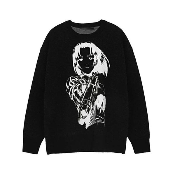 men's sweaters hip hop sweater pullovers winter harajuku japanese cartoon gril skeleton graphic streetwear knitted, White;black
men's sweaters hip hop sweater pullovers winter harajuku japanese cartoon gril skeleton graphic streetwear knitted, White;black