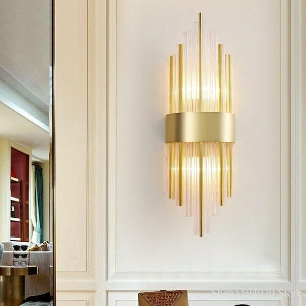 wall lamp crystal for living room bedroom bedside simple light nordic golden luxury indoor
wall lamp crystal for living room bedroom bedside simple light nordic golden luxury indoor
