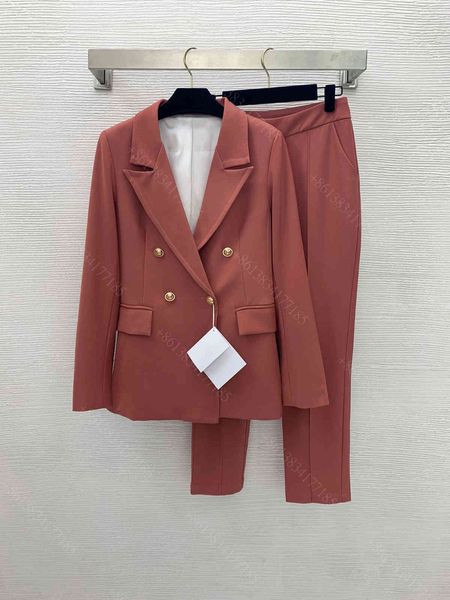 fashion women lapel coat suit autumn high-quality professional wear mid-waist slim straight-leg pants two-piece designer clothes womens whol, White
fashion women lapel coat suit autumn high-quality professional wear mid-waist slim straight-leg pants two-piece designer clothes womens whol, White